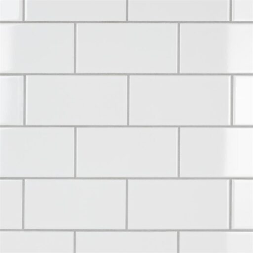 Projectos Urban Glossy White 3-7/8"x7-3/4"Ceramic Wall Tile