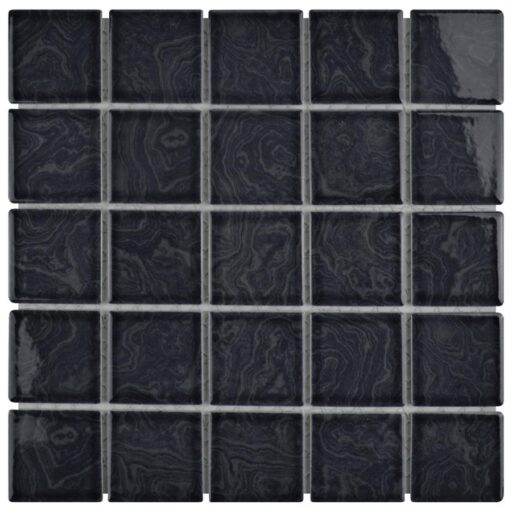 Resort Storm Black 12"x12" Porcelain Mos