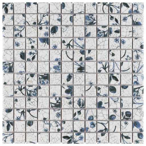 Strawberry Fields 11-5/8"x11-5/8" Porcelain Mos