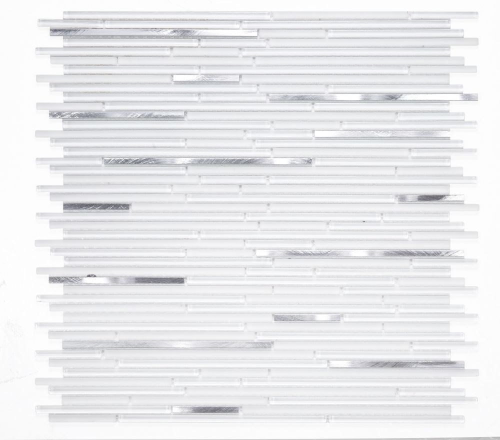 Whiskers White 11.75 X 11.75
