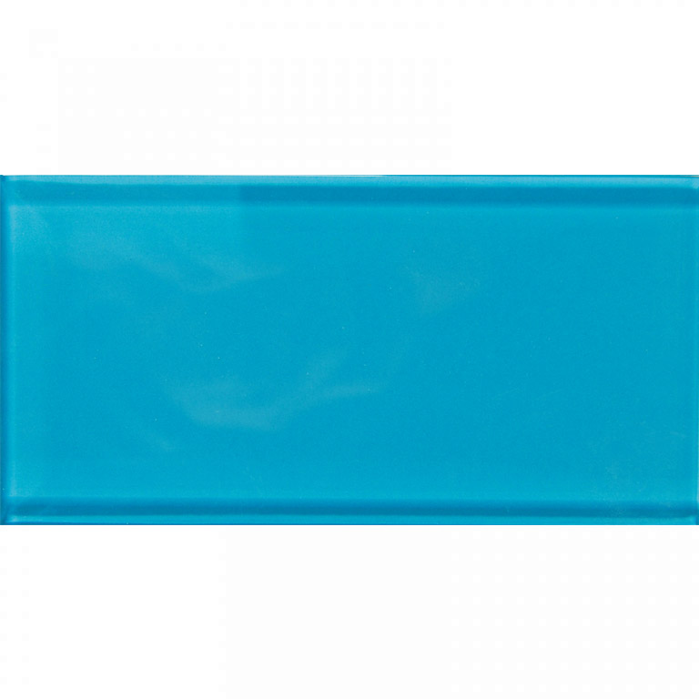 Turquoise Cloud Gloss 3 X 6