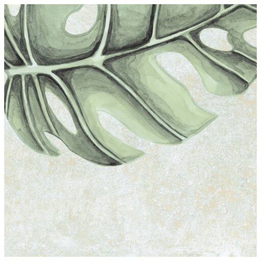 Nusa Botanic Jade 9-3/4 in. x 9-3/4 in. Porcelain Floor and Wall Tile