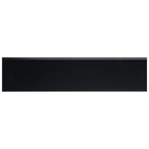 Battiscopa Matte Black 3-1/8 in. x 13 in. Ceramic Wall Trim