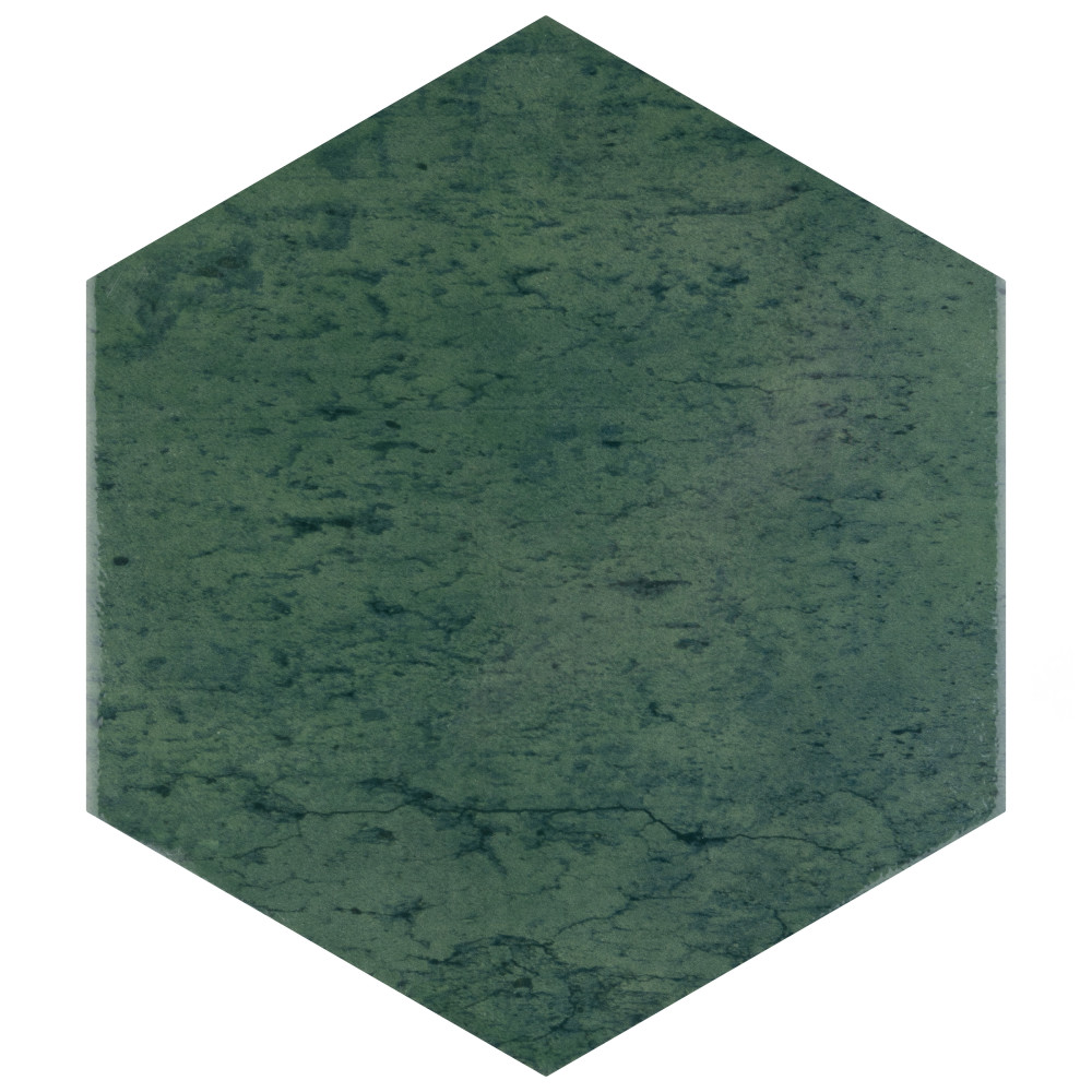 Capri Hex Oliva 7 in. x 8 in. Porcelain Floor and Wall Tile