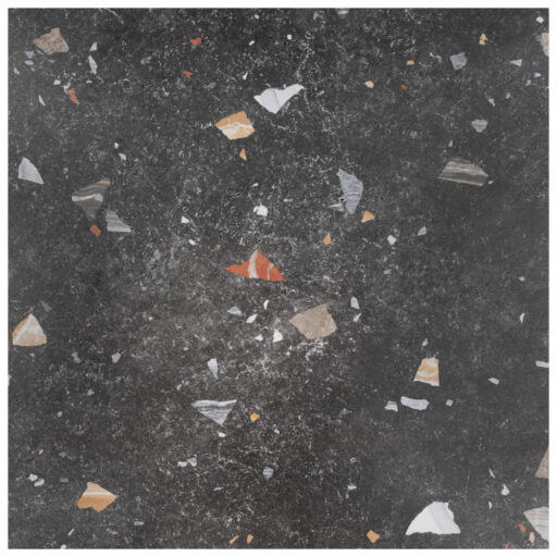 Sonar Black 25-5/8 in. x 25-5/8 in. Porcelain Floor and Wall Tile