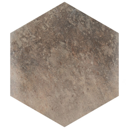 Capri Hex Terra 7 in. x 8 in. Porcelain Floor and Wall Tile