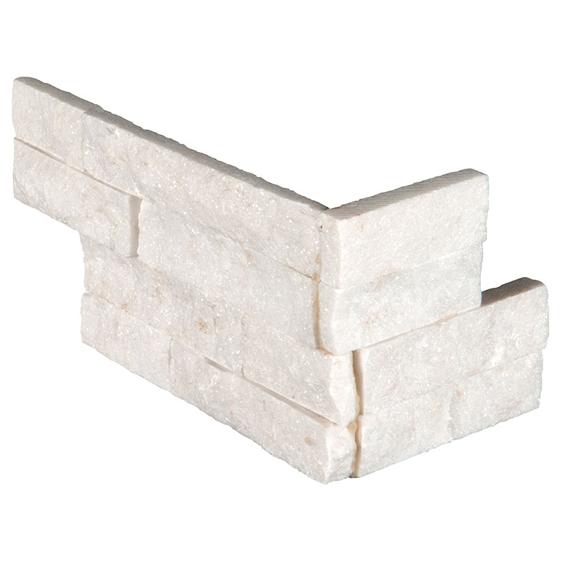 Arctic White Ledger Corner