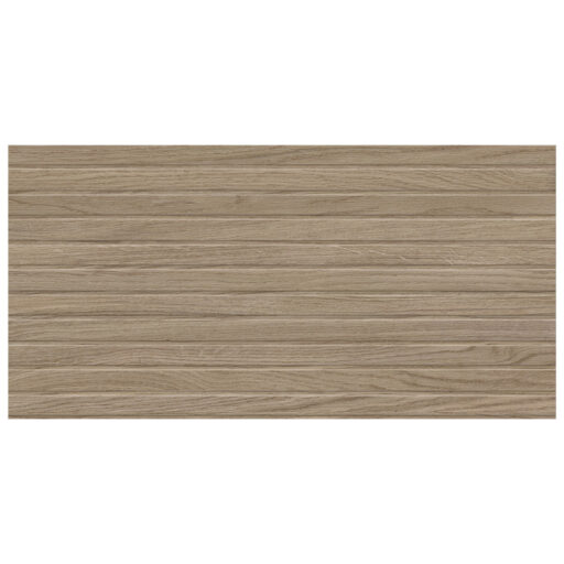 Woodstrip Nogal 11-3/4 in. x 23-1/2 in. Ceramic Wall Tile