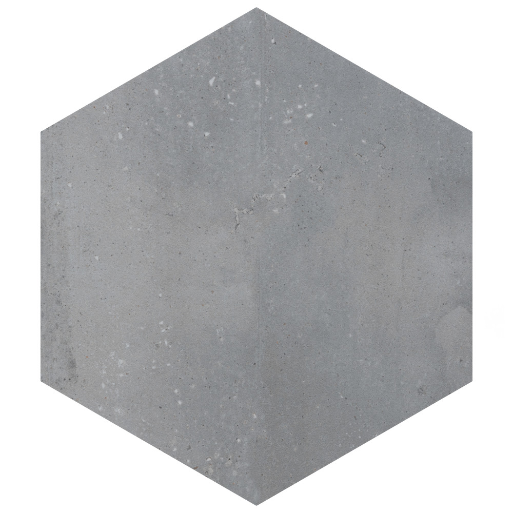 Recycle Hex Antique 8-1/2 in. x 9-7/8 in. Porcelain Floor and Wall Tile