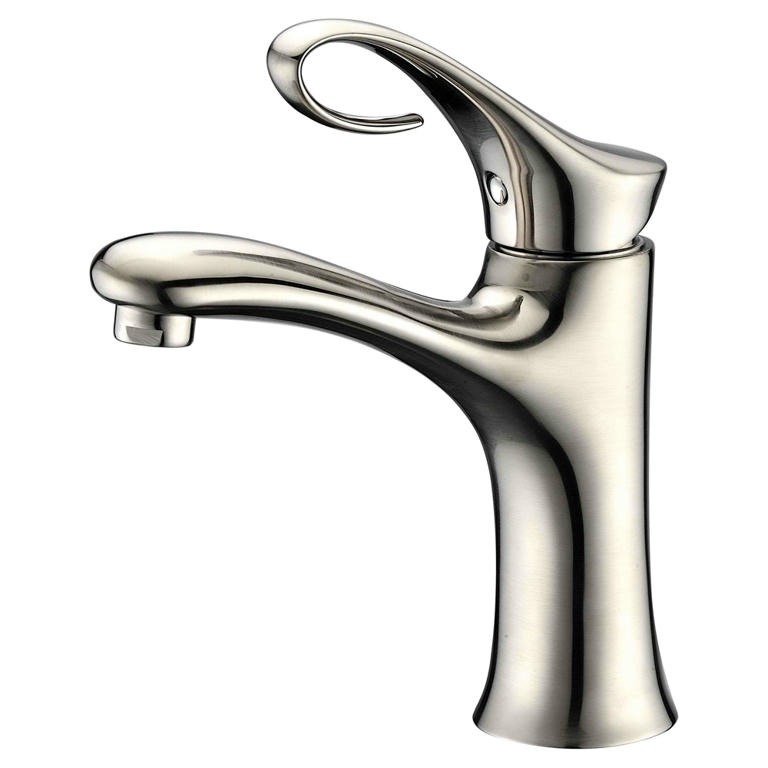 Dawn® Single-lever lavatory faucet, Brushed Nickel (Standard pull-up drain with lift rod D90 0010BN included)