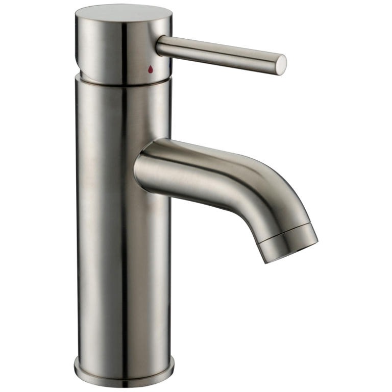 Dawn® Single-lever lavatory faucet, Brushed Nickel (Standard pull-up drain with lift rod D90 0010BN included)