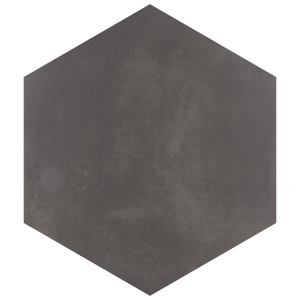 Horizon Hex Nero 7-3/4 in. x 9 in. Ceramic Floor and Wall Tile