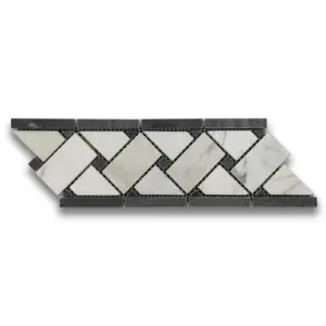 Calacatta / Bardiglio B.Weave Border