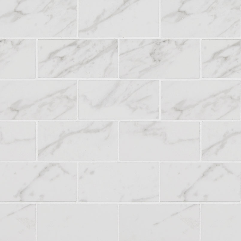 Pietra Carrara 2X4 Mosaic Polished