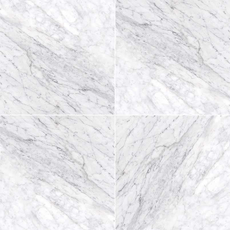 Carrara White (C) 12X12 Honed