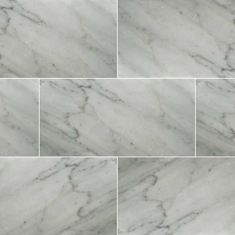 Carrara White 12X24 Honed