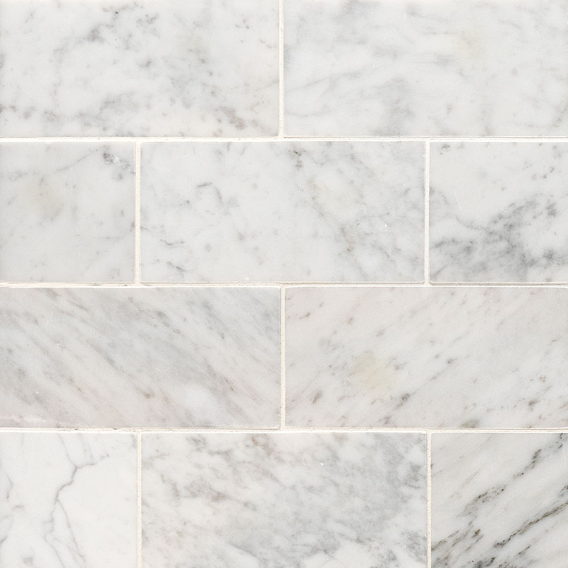 Carrara White 3X6 Honed