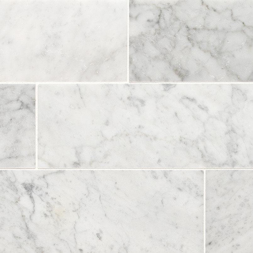 Carrara White 4X12 Honed