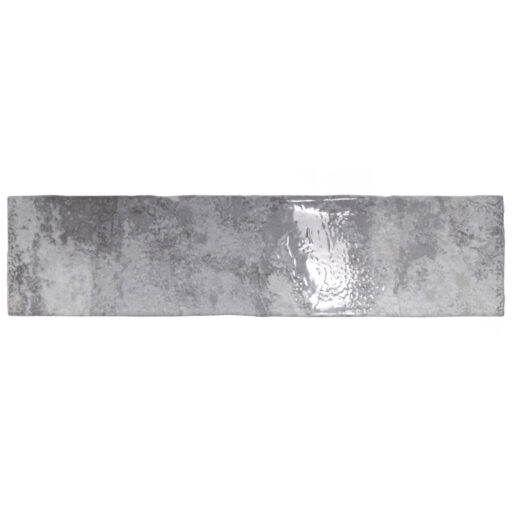 Biarritz Grey 3 in. x 11-7/8 in. Ceramic Wall Tile