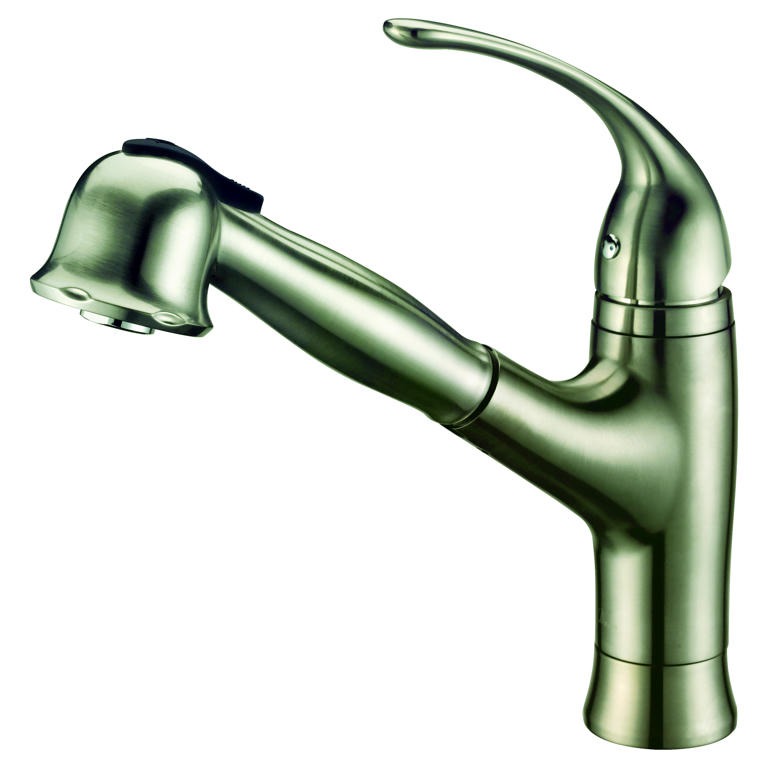 Dawn® Single-lever pull-out spray kitchen faucet, Brushed Nickel