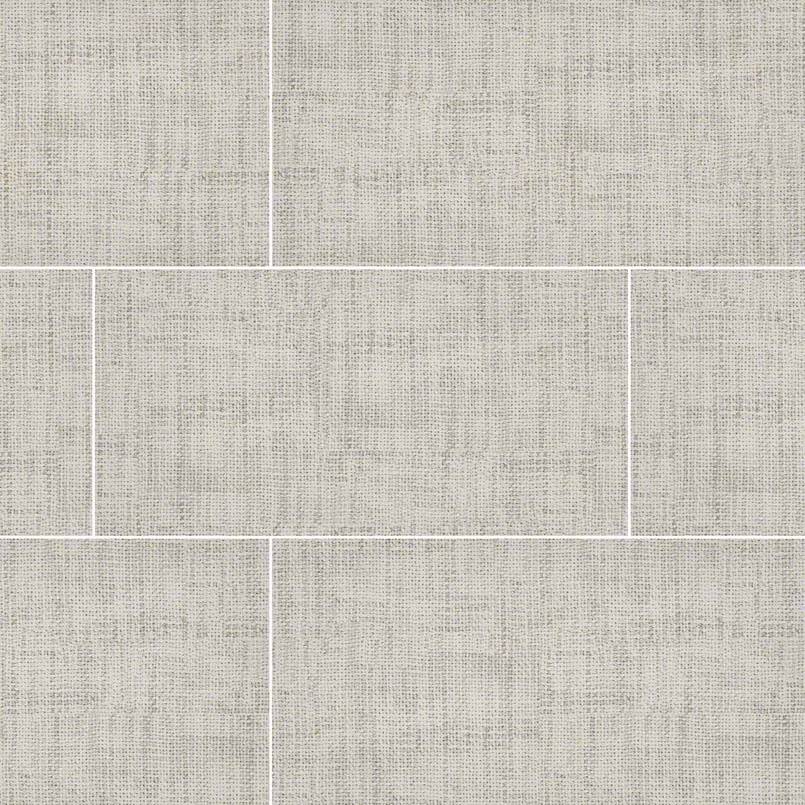 Tektile Crosshatch Ivory 12X24
