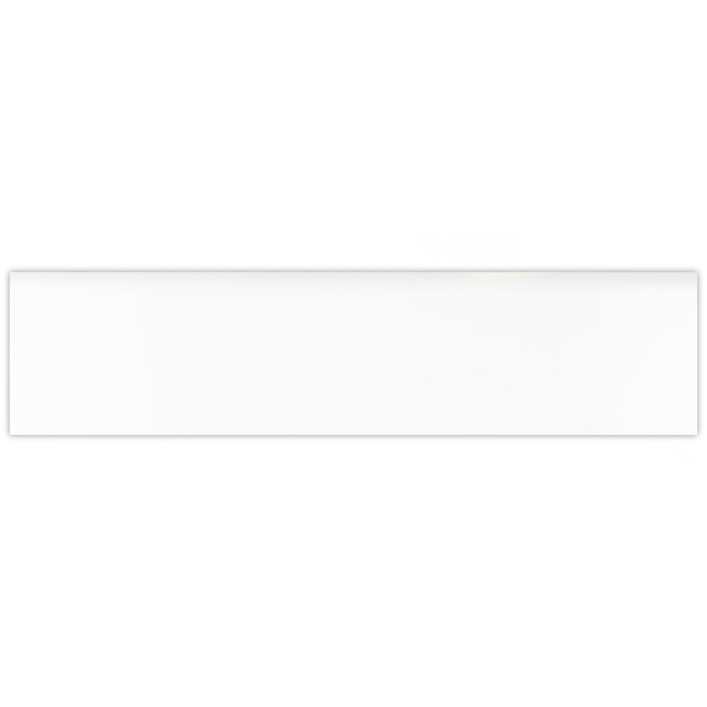 Battiscopa Glossy White 3-1/8 in. x 13 in. Ceramic Wall Trim