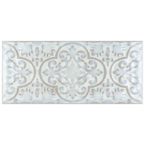 Zurbaran Vanilla 4-1/2 in. x 8-7/8 in. Ceramic Wall Tile