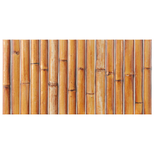 Bamboo Haven Clay Brown 5-7/8 in. x 11-7/8 in. Ceramic Wall Tile