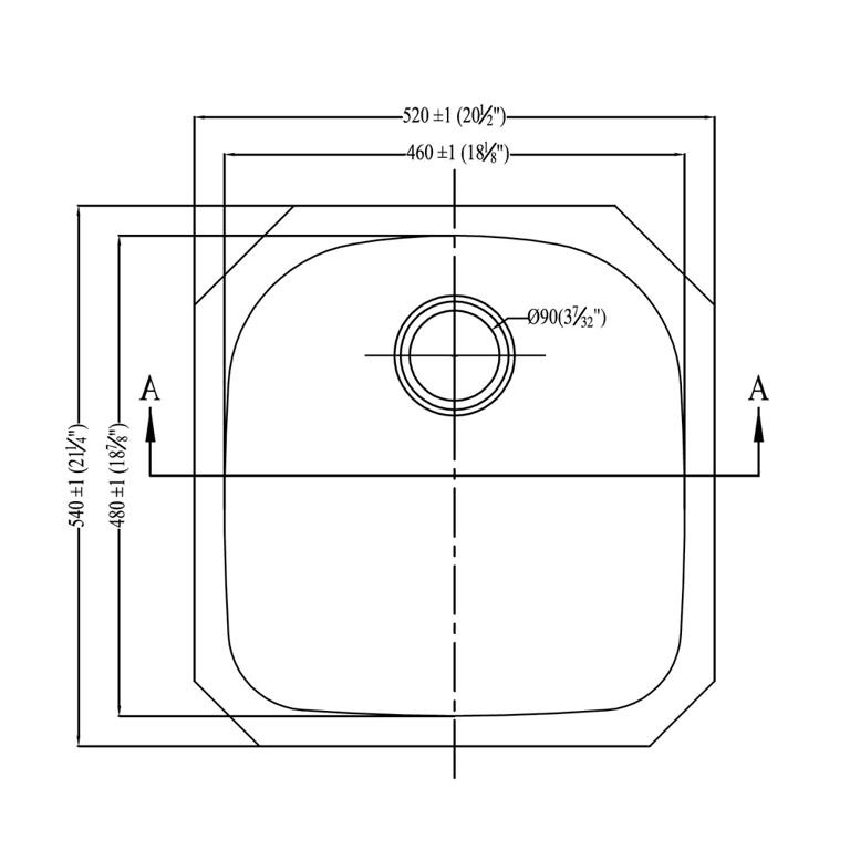 Dawn® Undermount Single Bowl Sink