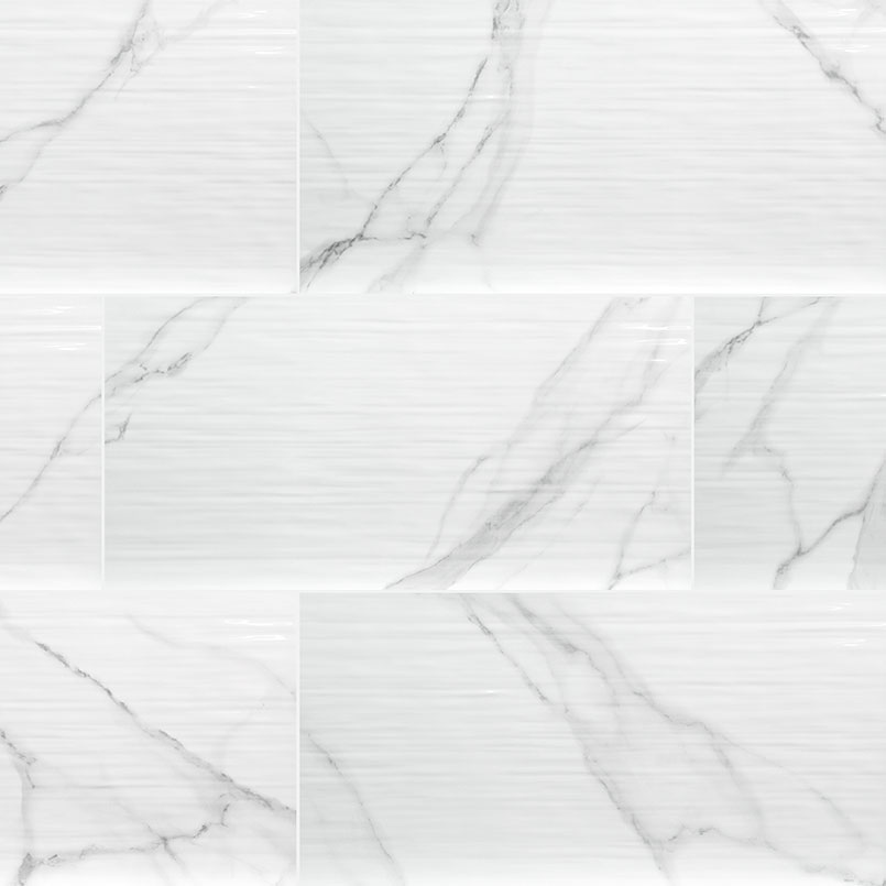 Dymo Statuary Stripe White 12X24 Glossy