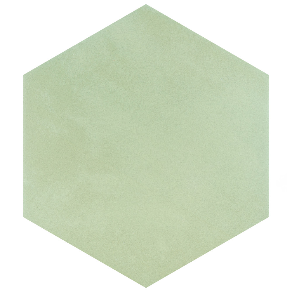 Horizon Hex Verde 7-3/4 in. x 9 in. Ceramic Floor and Wall Tile