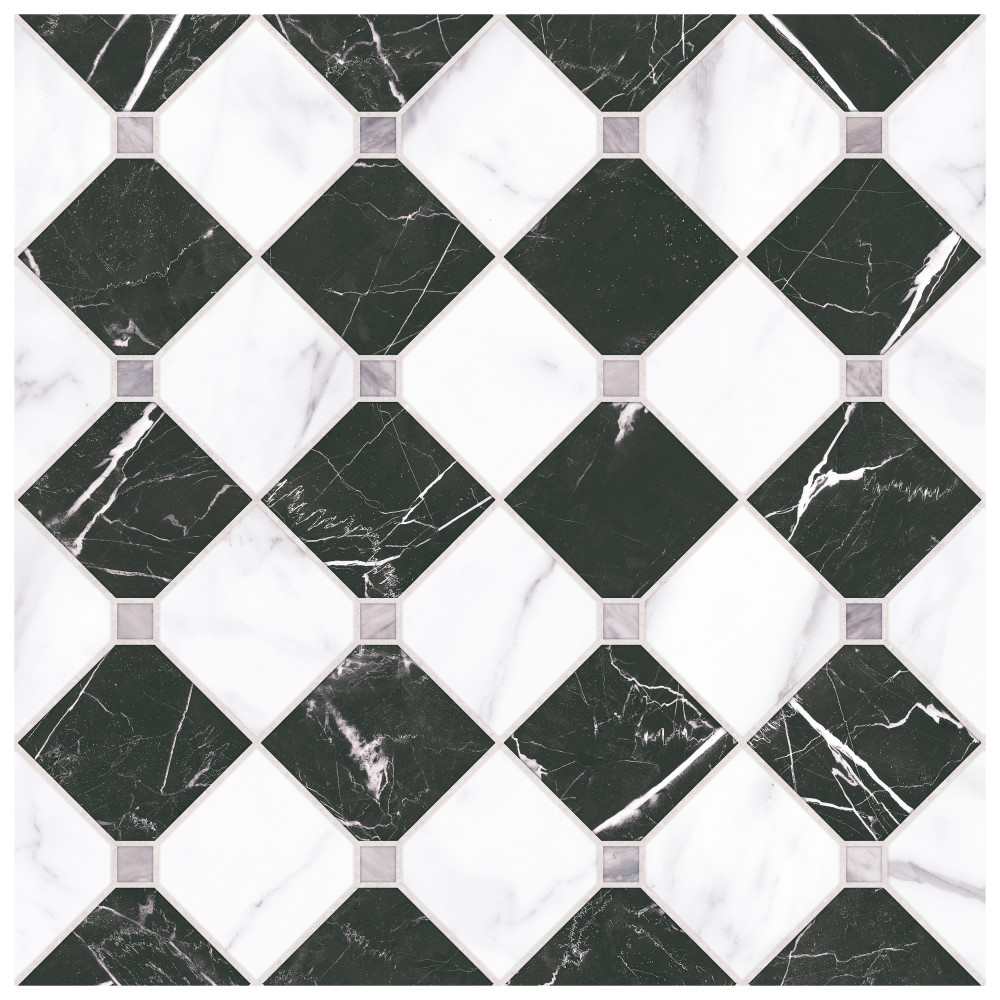 Tuscany Firenze 17-3/8 in. x 17-3/8 in. Porcelain Floor and Wall Tile