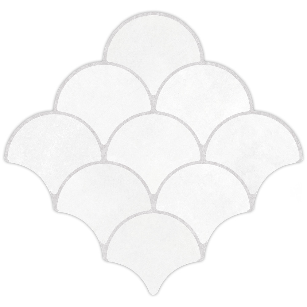 Scala White 12-1/8 in. x 12-1/8 in. Porcelain Floor and Wall Tile