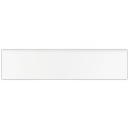 Battiscopa Matte White 3-1/8 in. x 13 in. Ceramic Wall Trim
