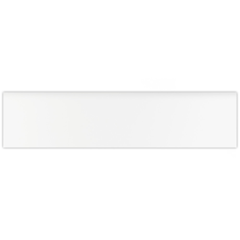 Battiscopa Matte White 3-1/8 in. x 13 in. Ceramic Wall Trim