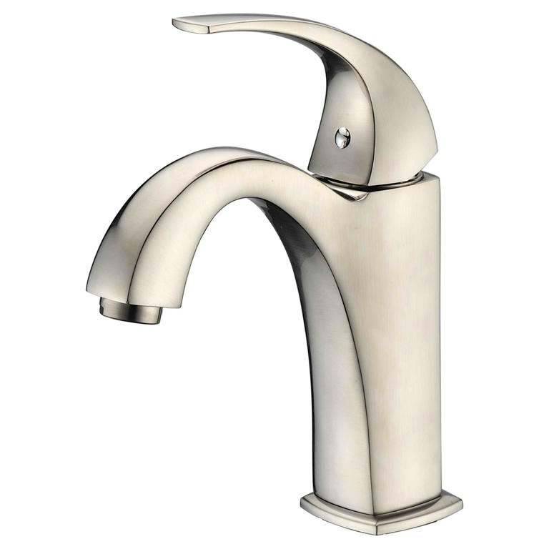 Dawn® Single-lever lavatory faucet, Brushed Nickel (Standard pull-up drain with lift rod D90 0010BN included)