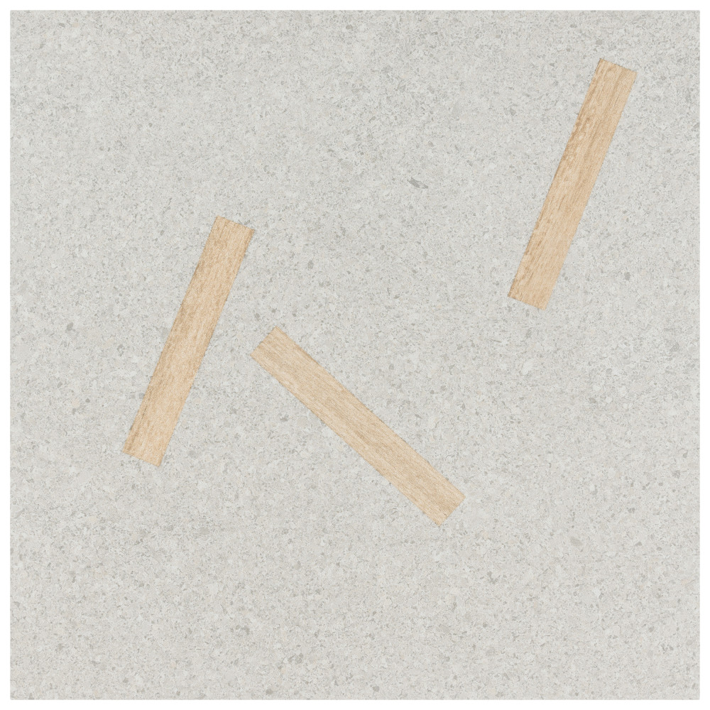 Komi Maolan Beige 7-7/8 in. x 7-7/8 in. Porcelain Floor and Wall Tile
