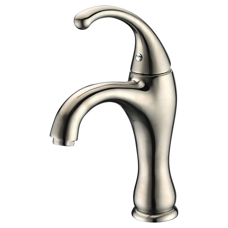 Dawn® Single-lever lavatory faucet, Brushed Nickel (Standard pull-up drain with lift rod D90 0010BN included)