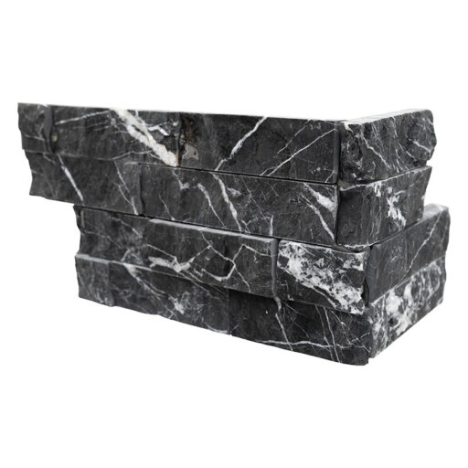 Marquina Nero Splitface Corner