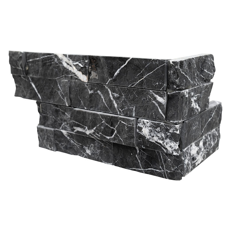 Marquina Nero Splitface Corner