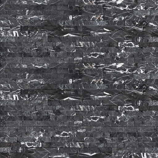 Marquina Nero Splitface 6X24 Panel