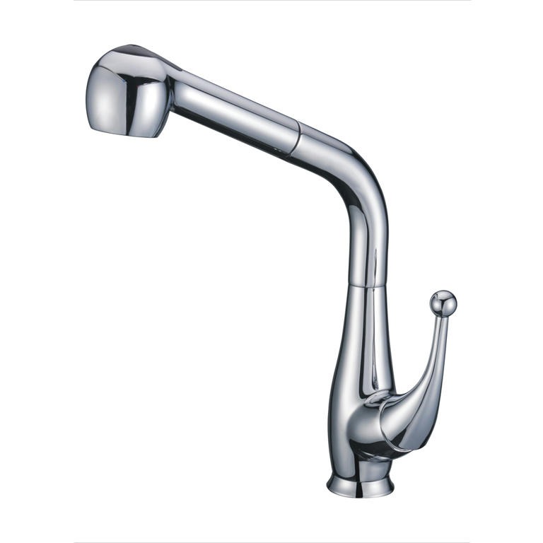Dawn® Single-lever pull-out spray kitchen faucet, Chrome