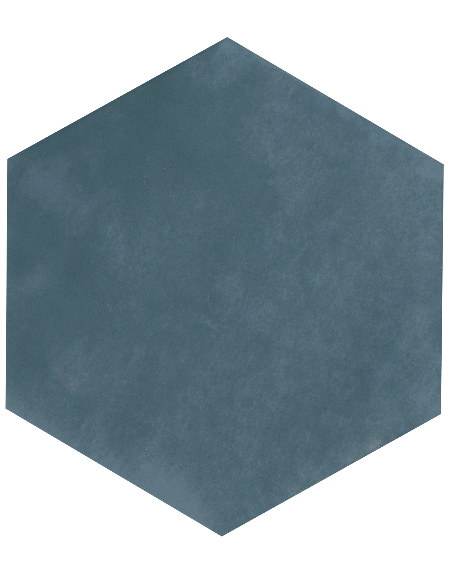 Maiolica Hexagon 7”X8” Blue Steel