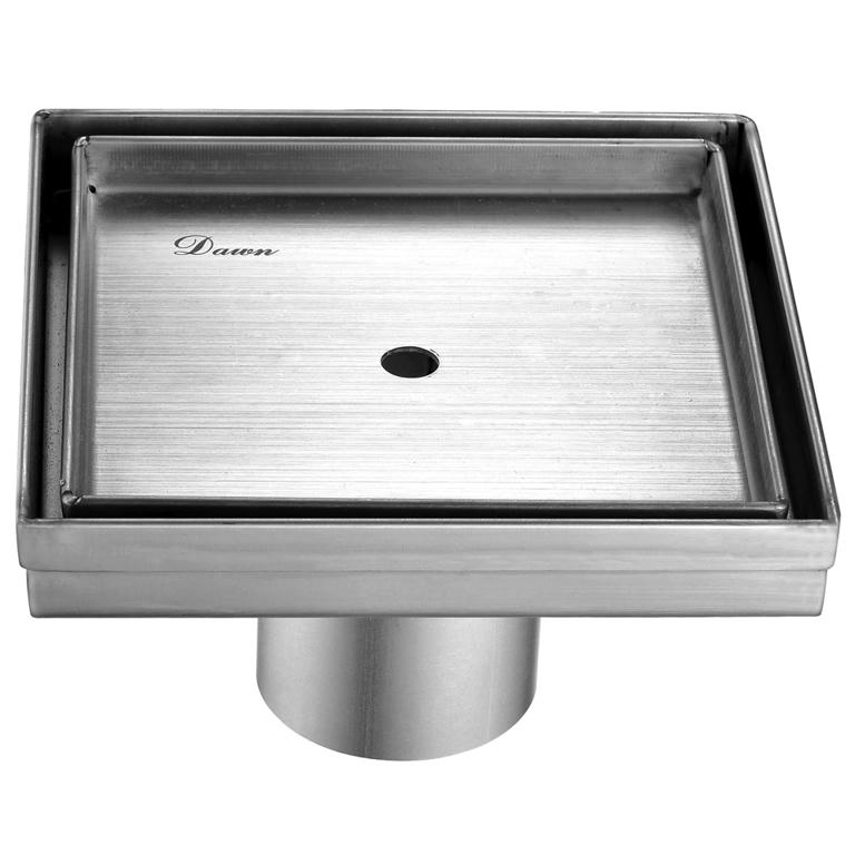 Dawn® Colorado River Series - Tile Insert Square Shower Drain 5"L
