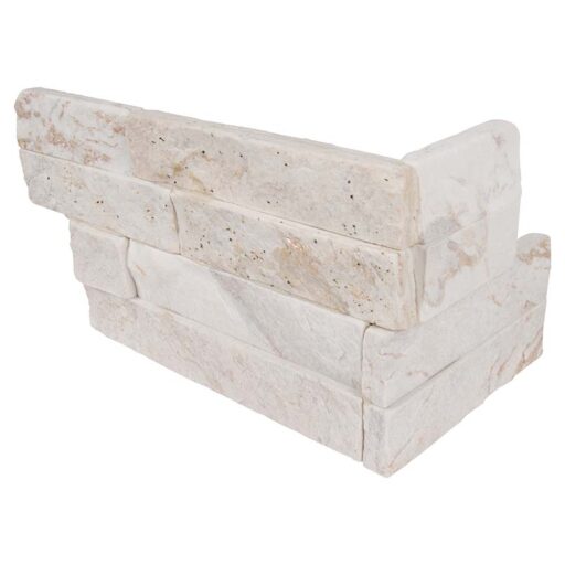 Royal White Splitface Ledger Corner