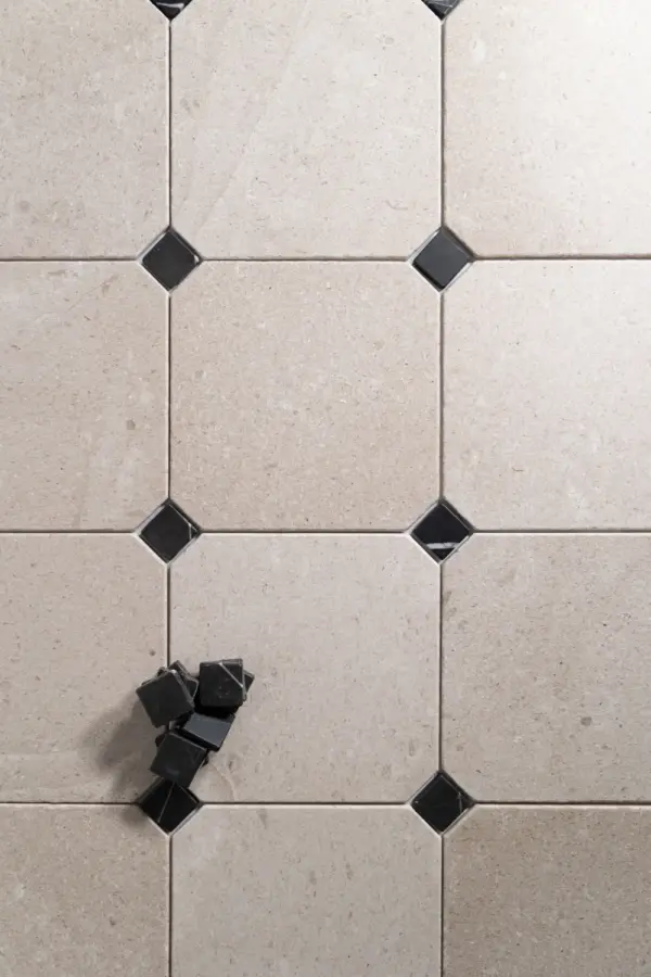 Sierra Limestone Tumbled 12" Octagon - Image 2