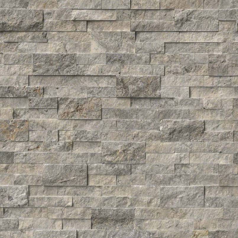 Silver Travertine 6X24 Panel