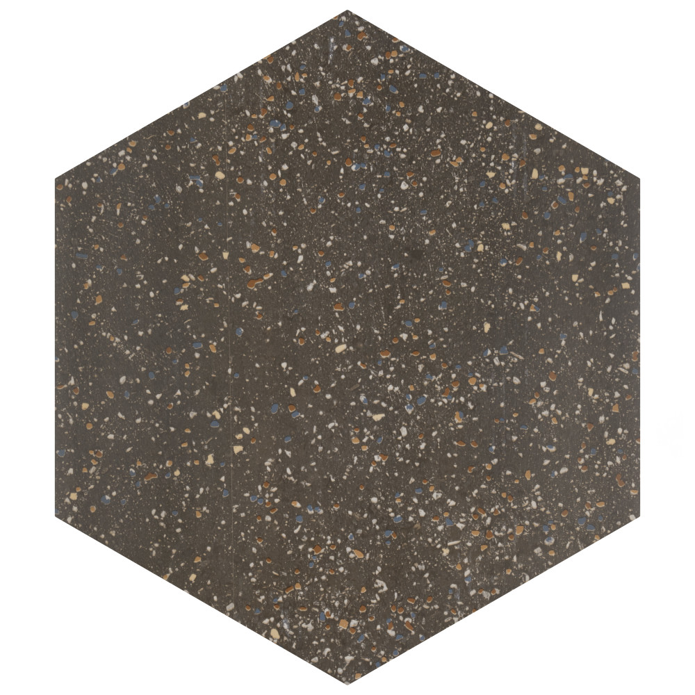 Palazzo Hex Colori 14-1/8 in. x 16-1/4 in. Porcelain Floor and Wall Tile