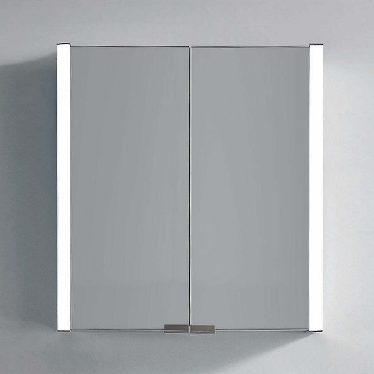 Dawn® LED Wall Hang Aluminum Mirror/Medicine Cabinet with White Painting Frame and IR Sensor