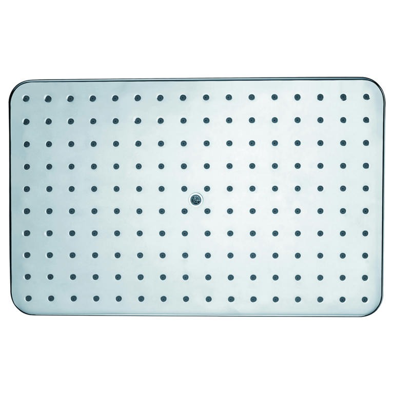 Dawn® Single Function Rectangle Rain Showerhead, Chrome